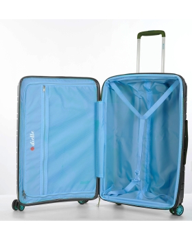 Βαλίτσα σκληρή Μεσαία DIELLE 100/60 66x44x28/31 cm Μαύρο